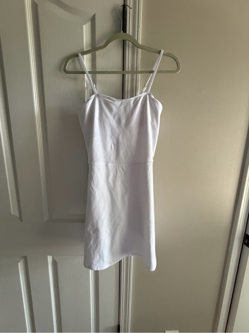 ALO Yoga White Mini Slip Dress